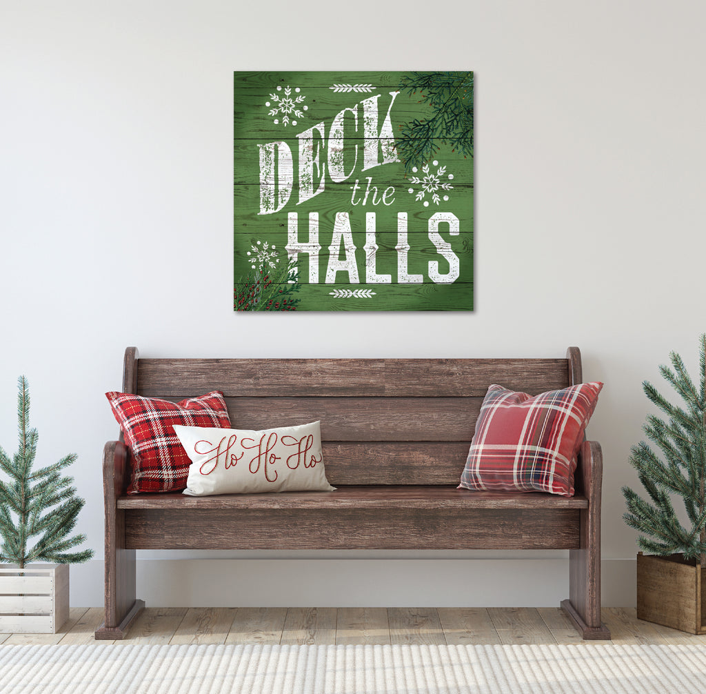 Deck the Halls - Gallery Wrapped Canvas Wall Art