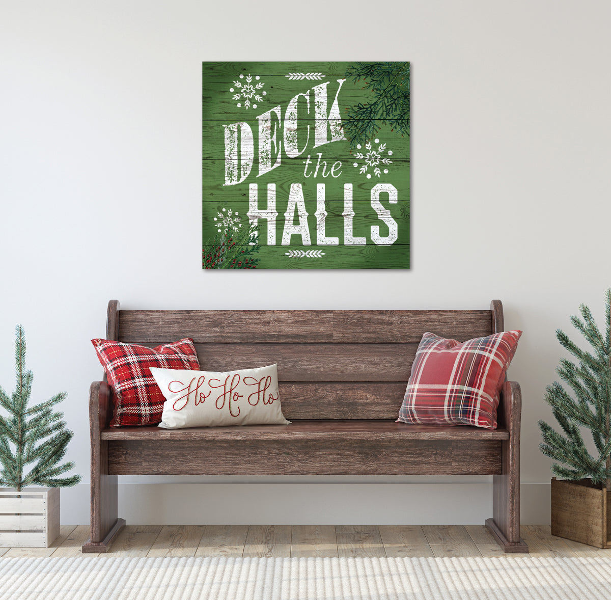 Deck the Halls - Gallery Wrapped Canvas Wall Art