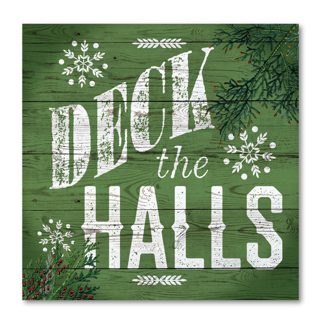 Deck the Halls - Gallery Wrapped Canvas Wall Art