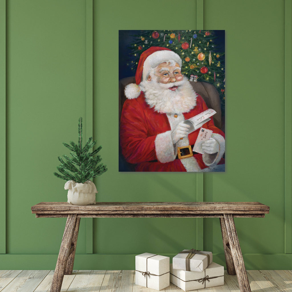 Letter to Santa - Gallery Wrapped Canvas Wall Art