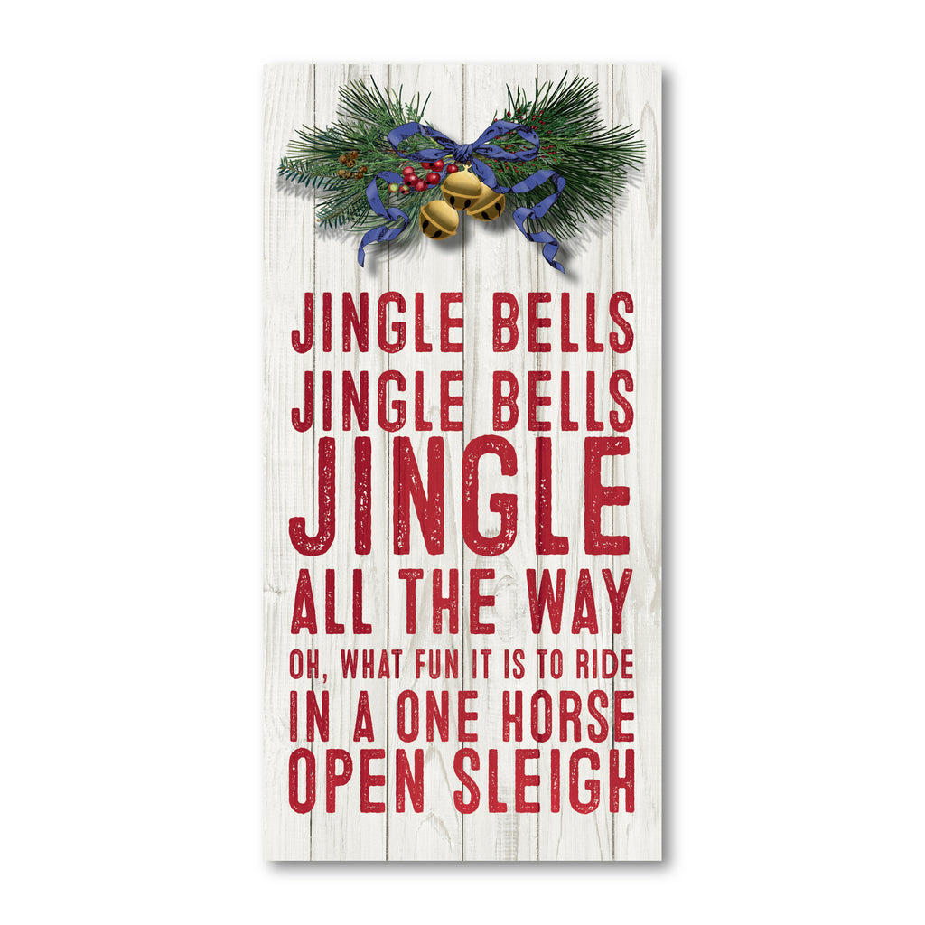 Jingle All the Way - Gallery Wrapped Canvas Wall Art