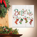 Believe - Gallery Wrapped Canvas Wall Art