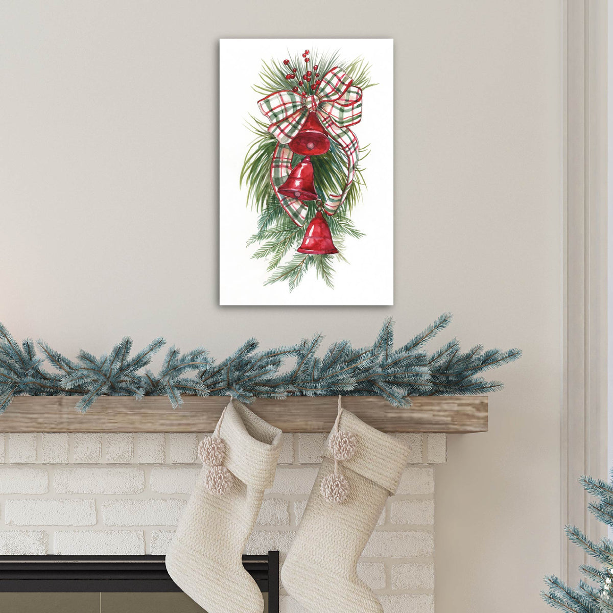 Holiday Bells - Gallery Wrapped Canvas Wall Art