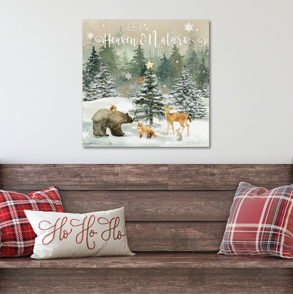 Heaven and Nature Sing - Gallery Wrapped Canvas Wall Art