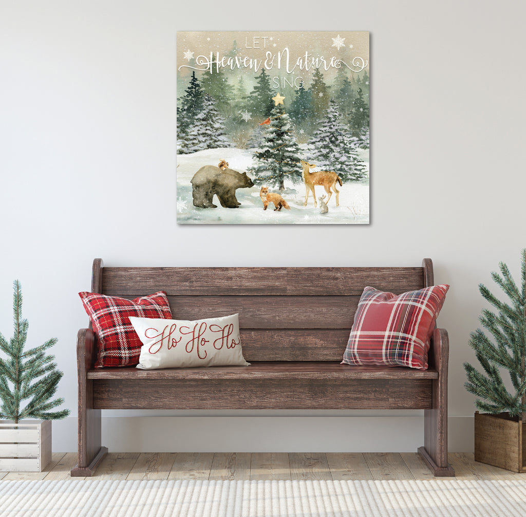 Heaven and Nature Sing - Gallery Wrapped Canvas Wall Art