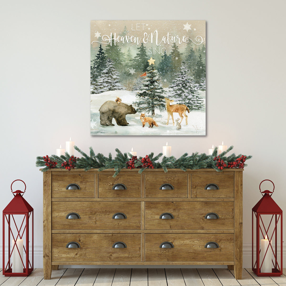 Heaven and Nature Sing - Gallery Wrapped Canvas Wall Art