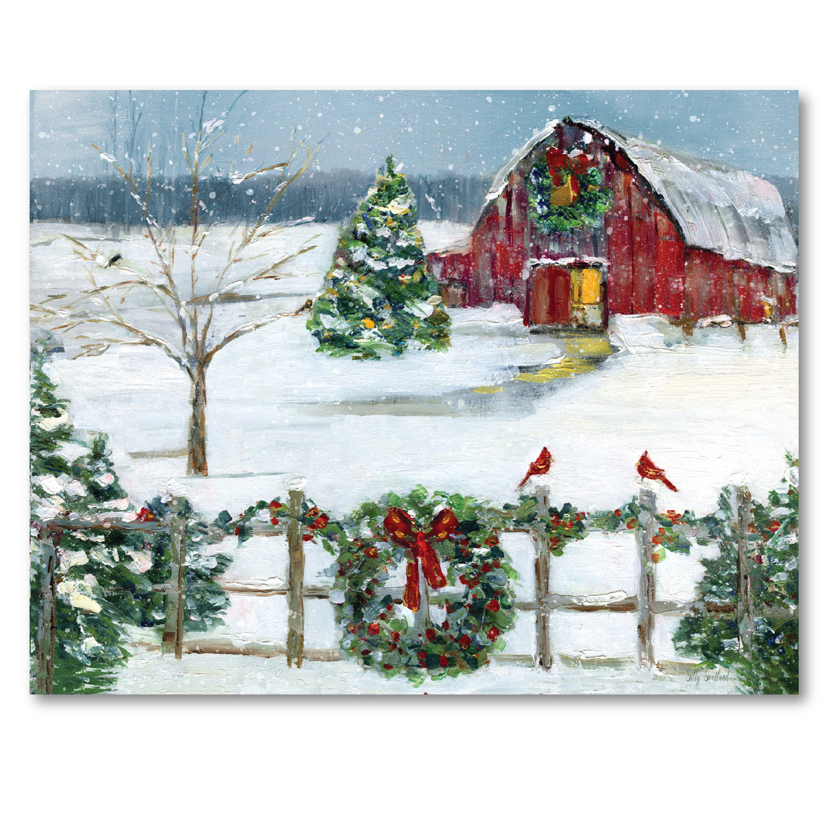 Holiday Solace - Gallery Wrapped Canvas Wall Art