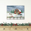 Winter Homestead - Gallery Wrapped Canvas Wall Art