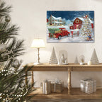 Christmas Gathering - Gallery Wrapped Canvas Wall Art