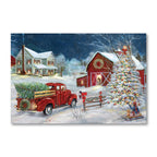 Christmas Gathering - Gallery Wrapped Canvas Wall Art