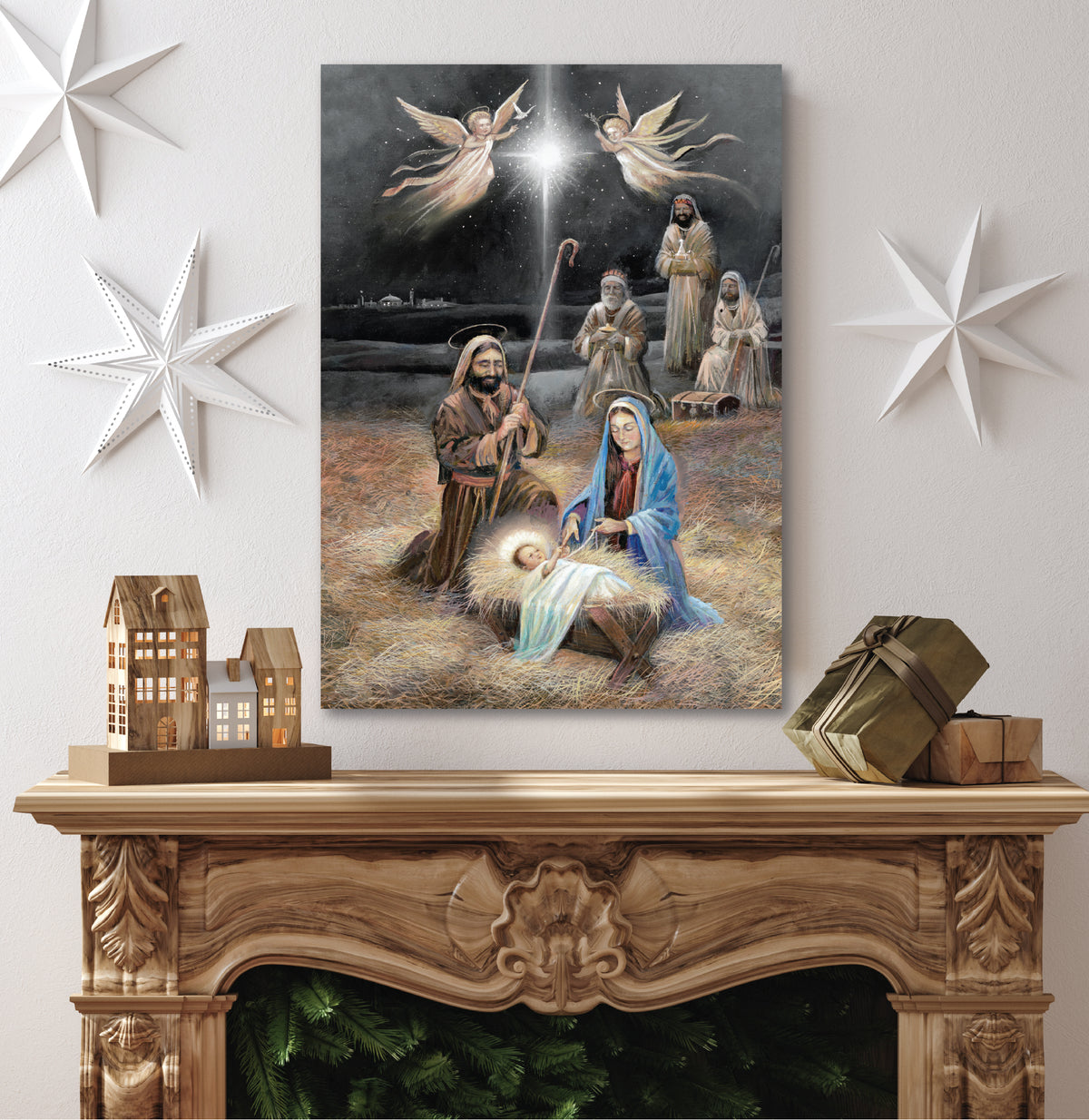 Nativity - Gallery Wrapped Canvas Wall Art