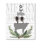 Farmhouse Merry Christmas - Gallery Wrapped Canvas Wall Art