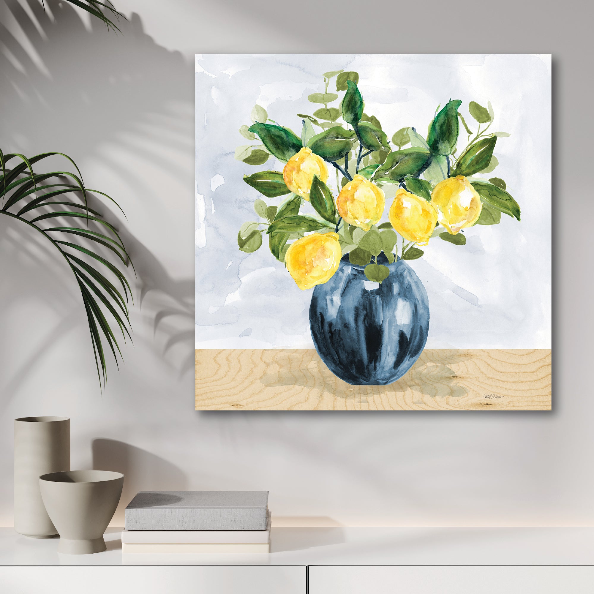 Lemon Bouquet Gallery-Wrapped Canvas Wall Art