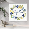 Lemons Together Gallery-Wrapped Canvas Wall Art