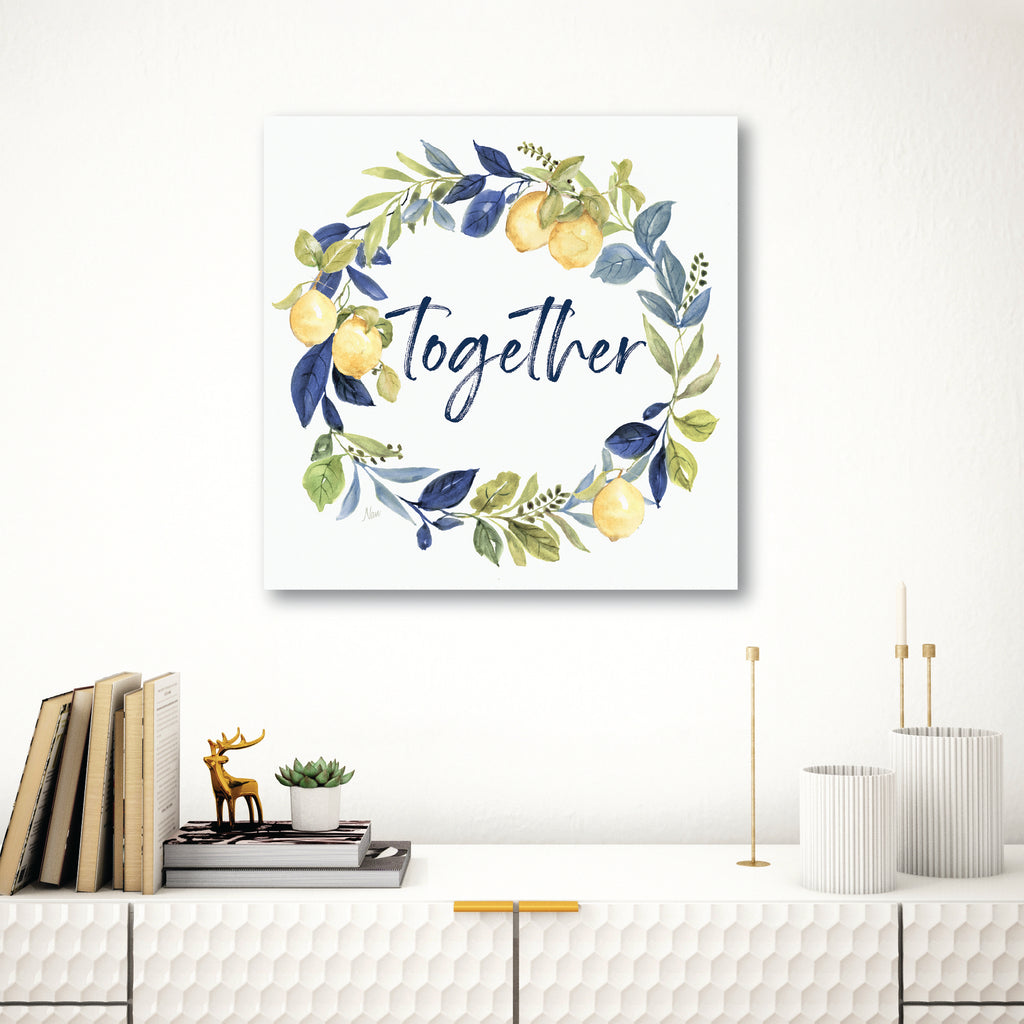 Lemons Together Gallery-Wrapped Canvas Wall Art
