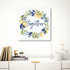 Lemons Together Gallery-Wrapped Canvas Wall Art