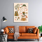 Fishing Inventory - Gallery Wrapped Canvas
