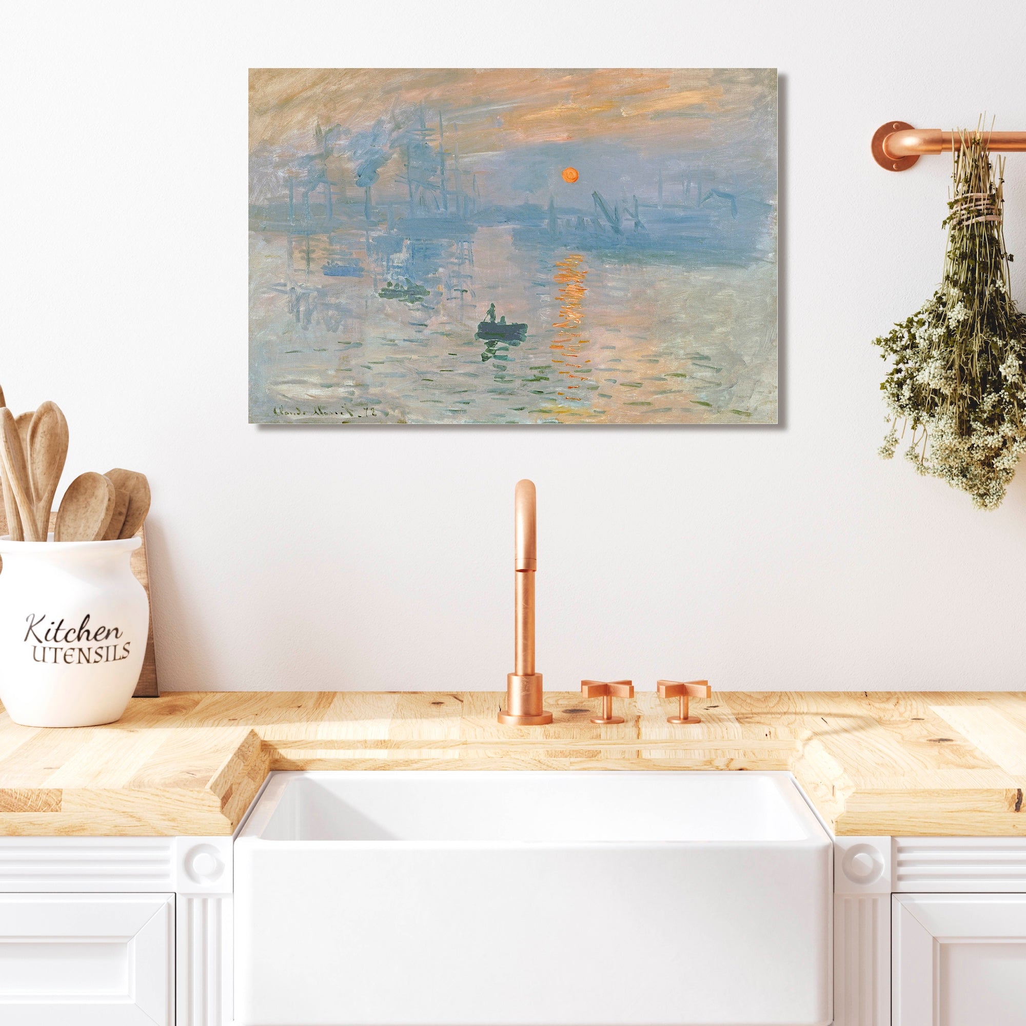 Masters Collection - Impression, Sunrise (1873) - Gallery-Wrapped Canvas Wall Art