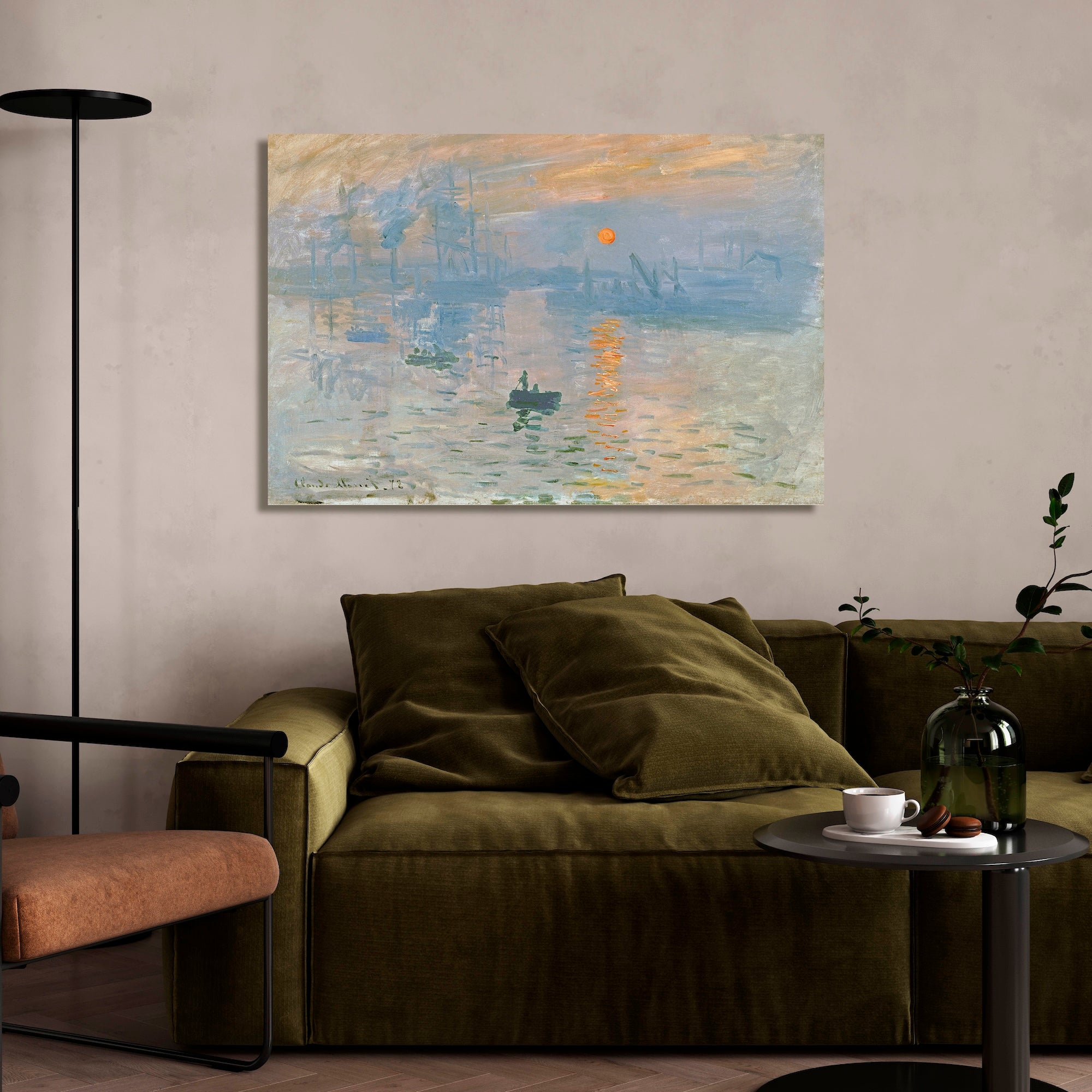 Masters Collection - Impression, Sunrise (1873) - Gallery-Wrapped Canvas Wall Art