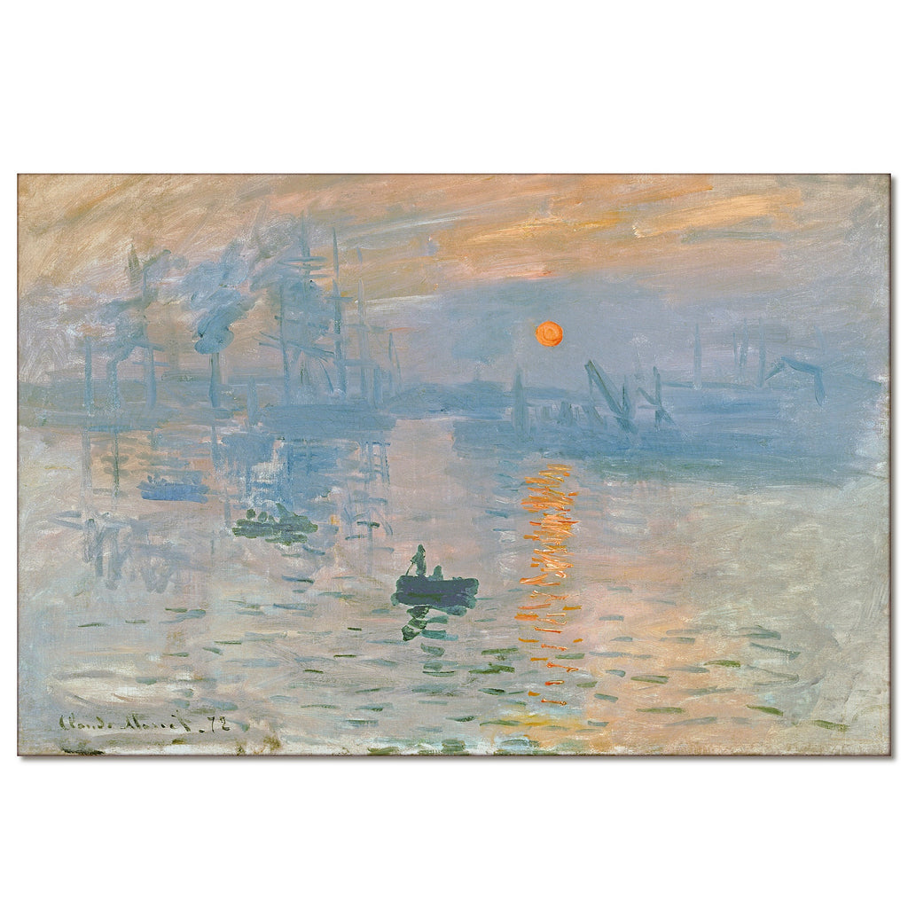 Masters Collection - Impression, Sunrise (1873) - Gallery-Wrapped Canvas Wall Art