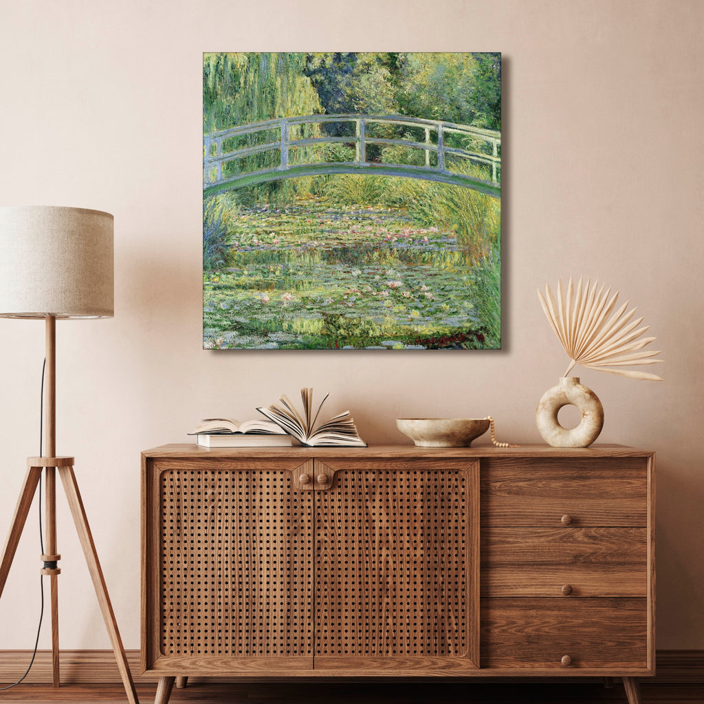 Masters Collection - Water-Lily Pond (1899) - Claude Monet - Gallery-Wrapped Canvas Wall Art
