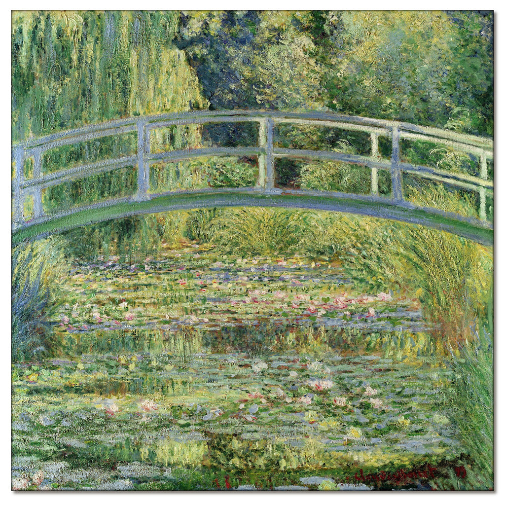 Masters Collection - Claude Monet - Water-Lily Pond (1899) - Gallery-Wrapped Canvas Wall Art