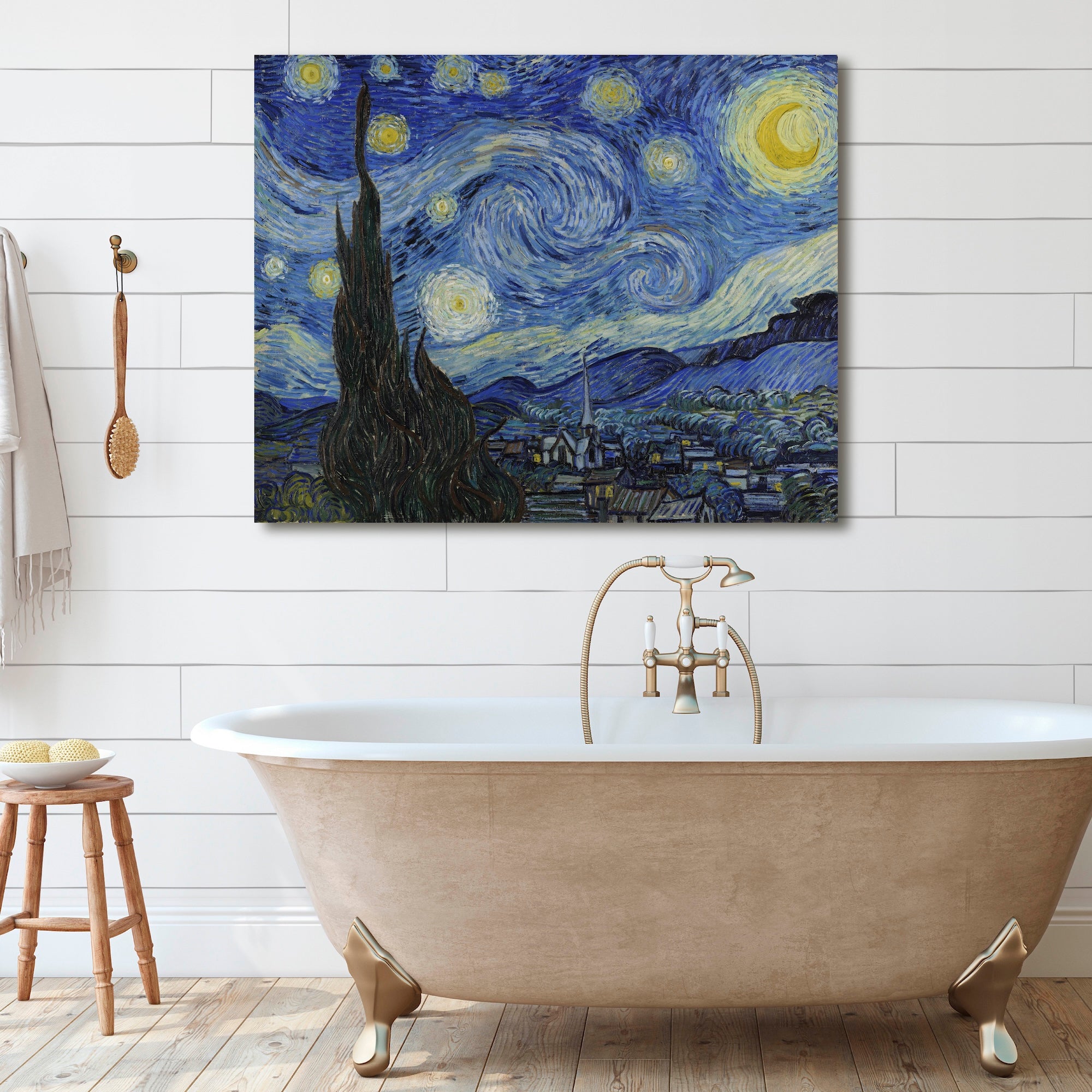 Masters Collection - Vincent Van Gogh - The Starry Night - Gallery-Wrapped Canvas Wall Art