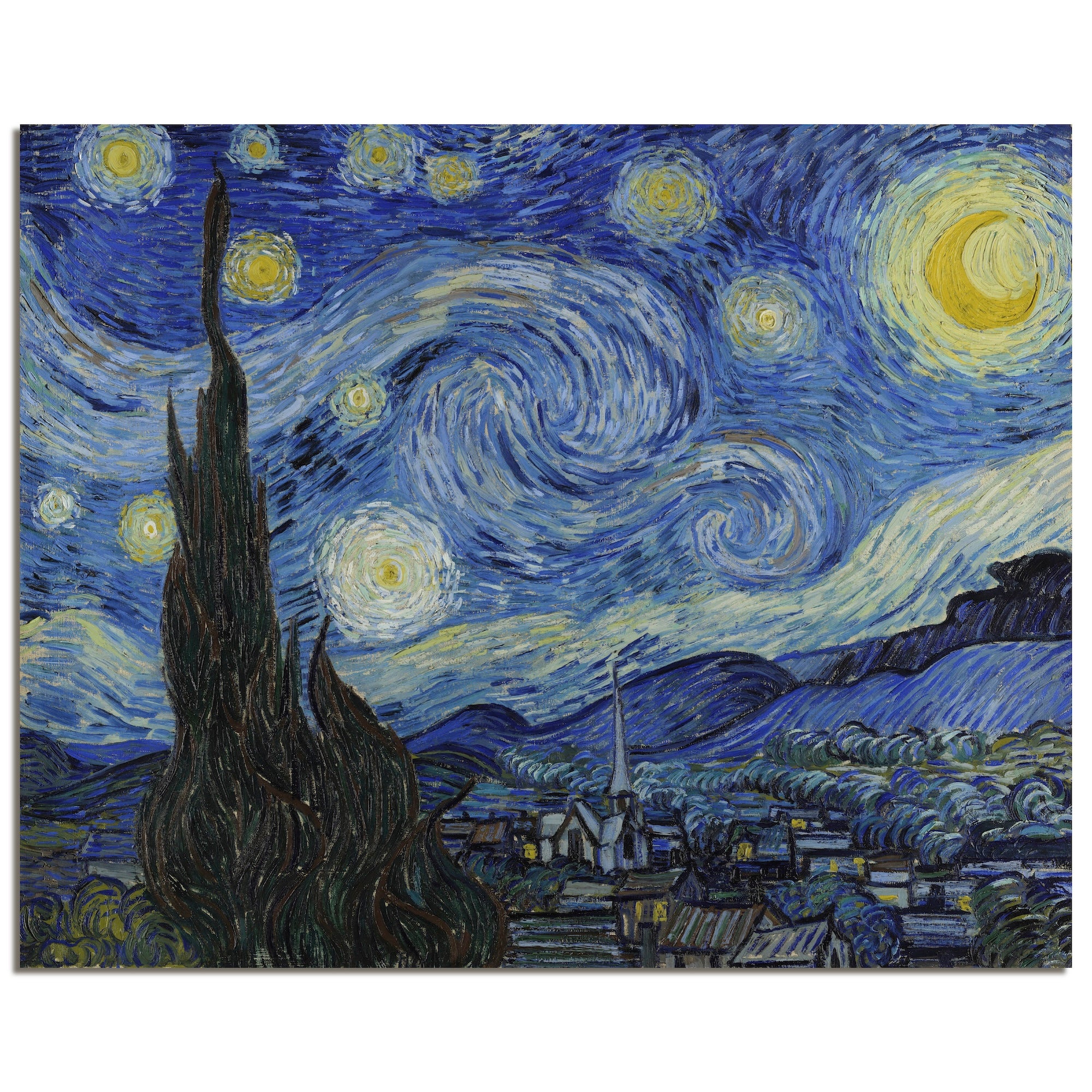 Masters Collection - Vincent Van Gogh - The Starry Night - Gallery-Wrapped Canvas Wall Art