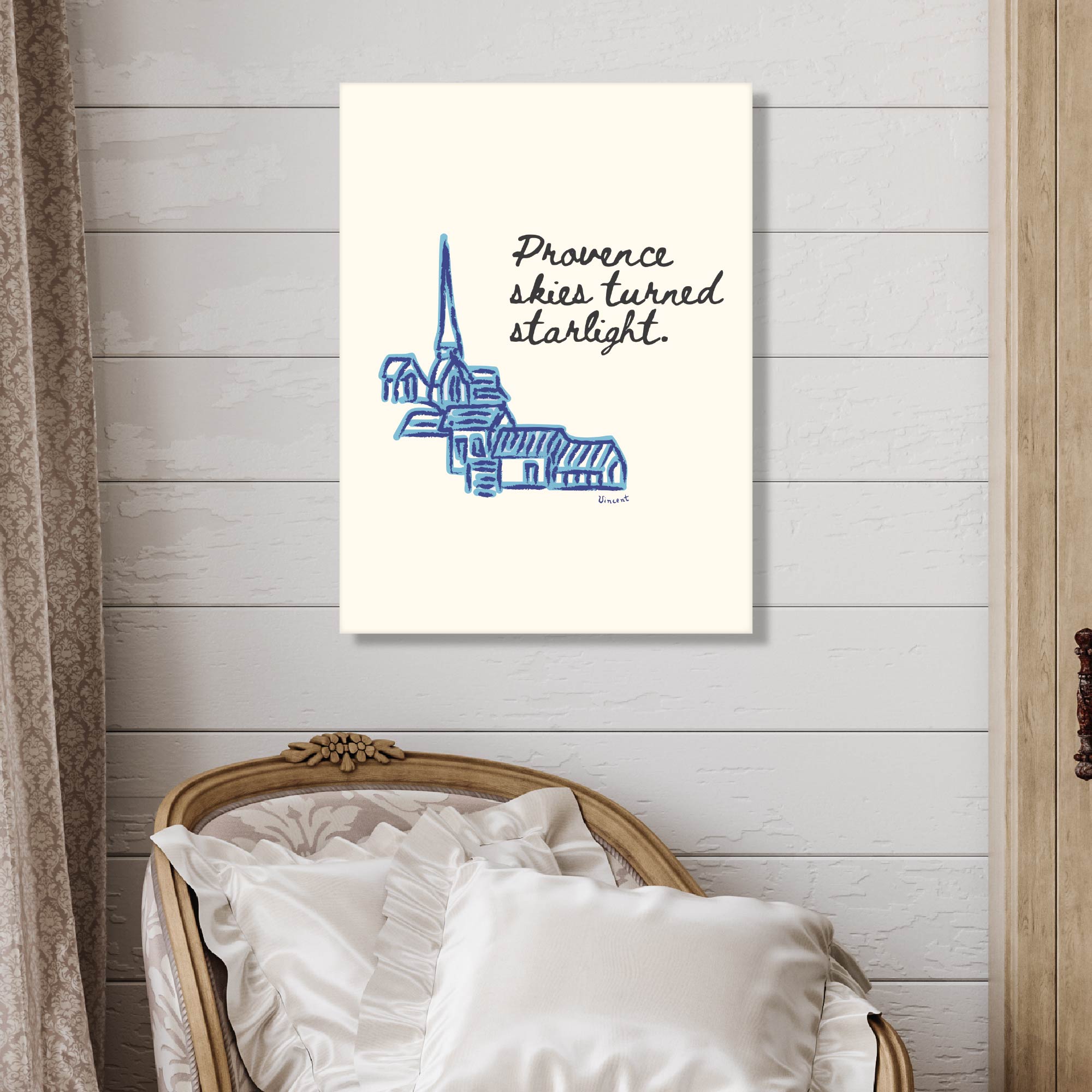Masters Collection - Provence Skies - Gallery-Wrapped Canvas Wall Art