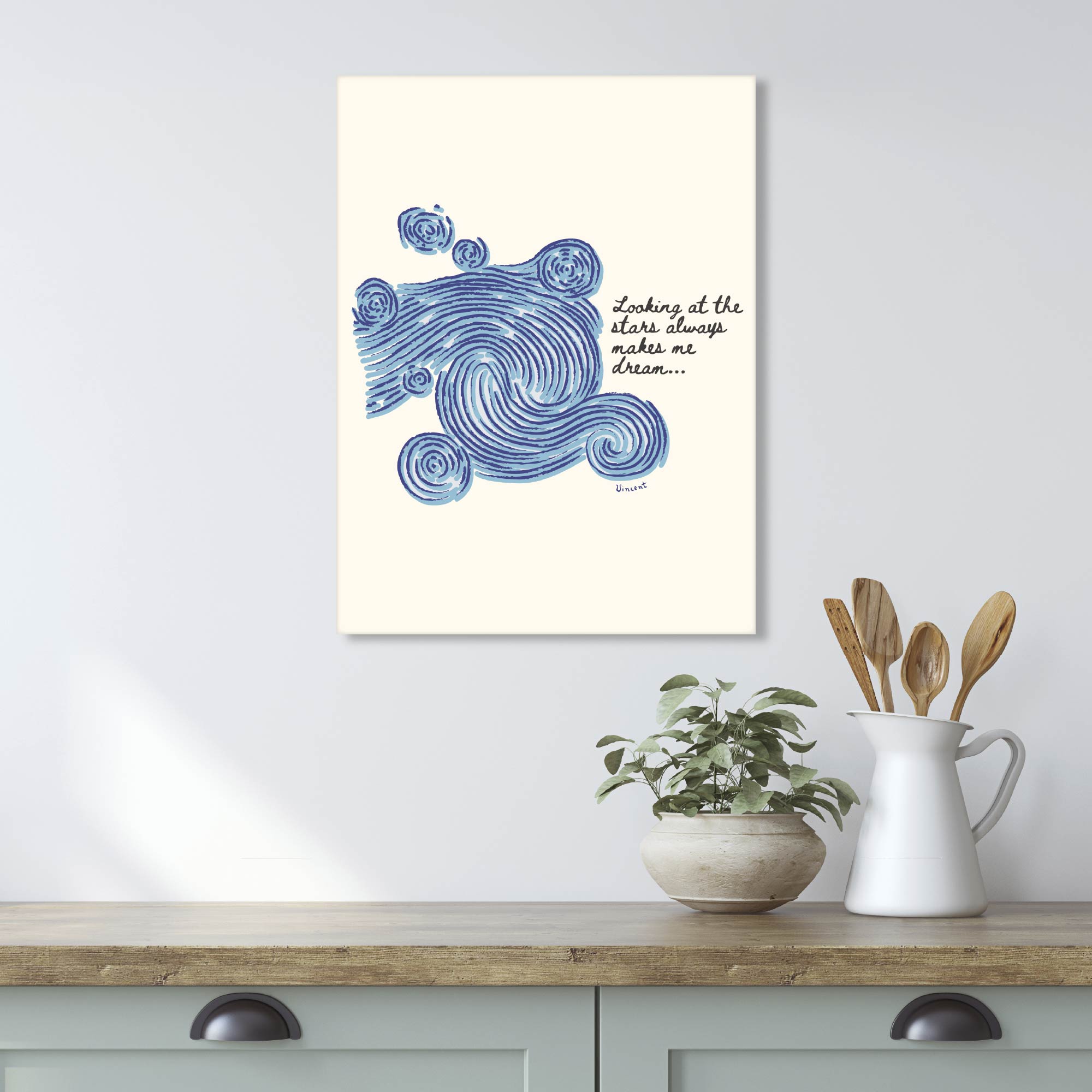 Masters Collection - Looking at the Stars - Gallery-Wrapped Canvas Wall Art