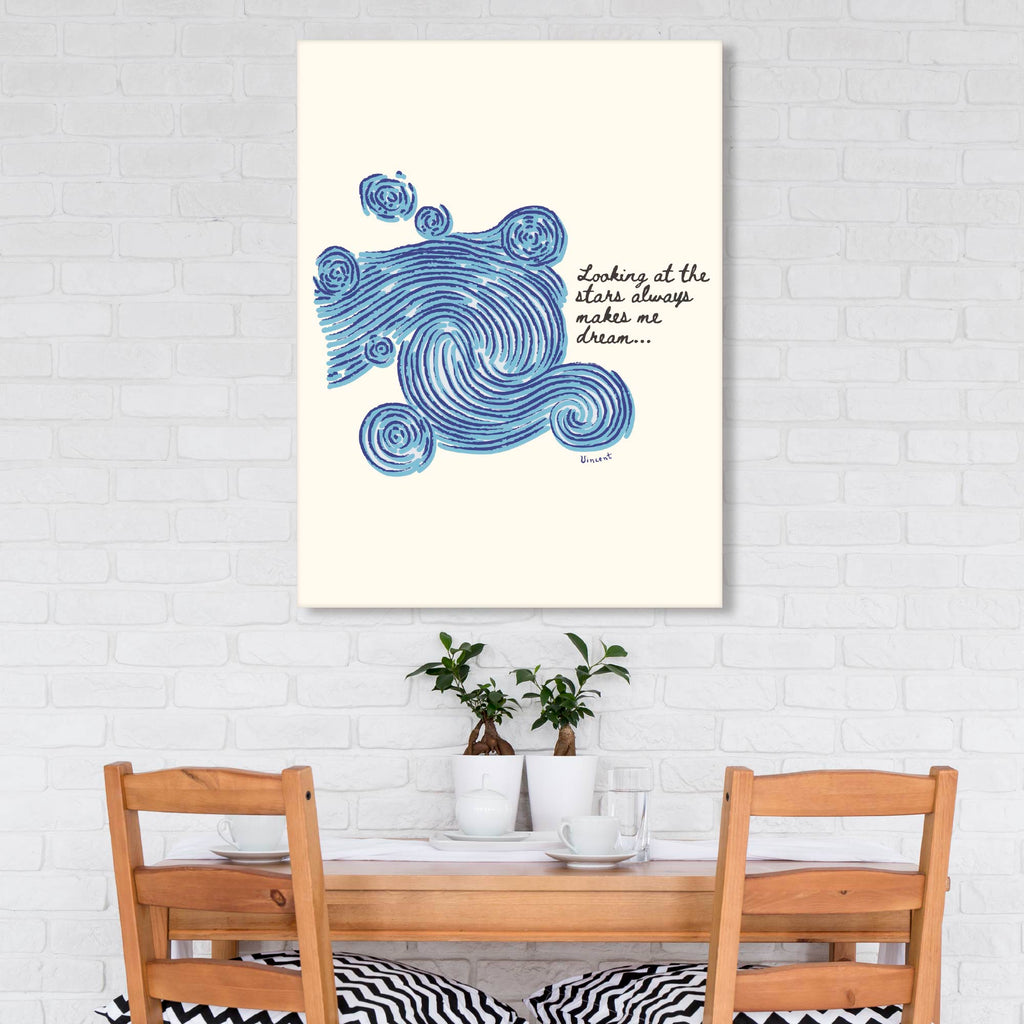 Masters Collection - Looking at the Stars - Gallery-Wrapped Canvas Wall Art