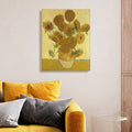 Masters Collection - Vincent Van Gogh - Vase with Fifteen Sunflowers - Gallery-Wrapped Canvas Wall Art