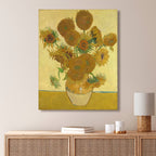 Masters Collection - Vincent Van Gogh - Vase with Fifteen Sunflowers - Gallery-Wrapped Canvas Wall Art