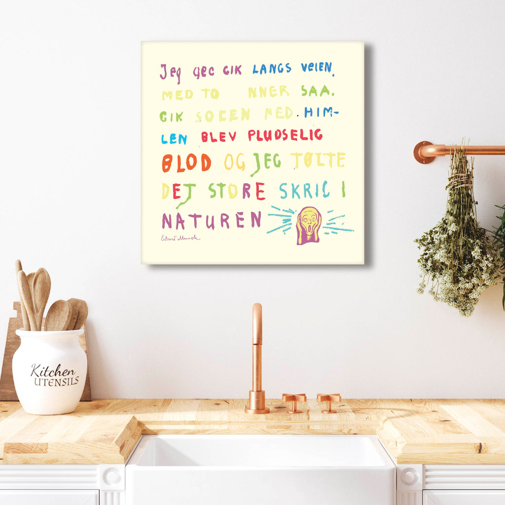 Masters Collection - Edvard Munch - Narritive of The Scream - Gallery-Wrapped Canvas Wall Art