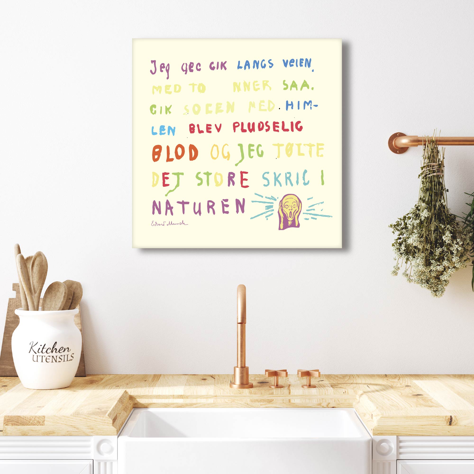 Masters Collection - Edvard Munch - Narritive of The Scream - Gallery-Wrapped Canvas Wall Art