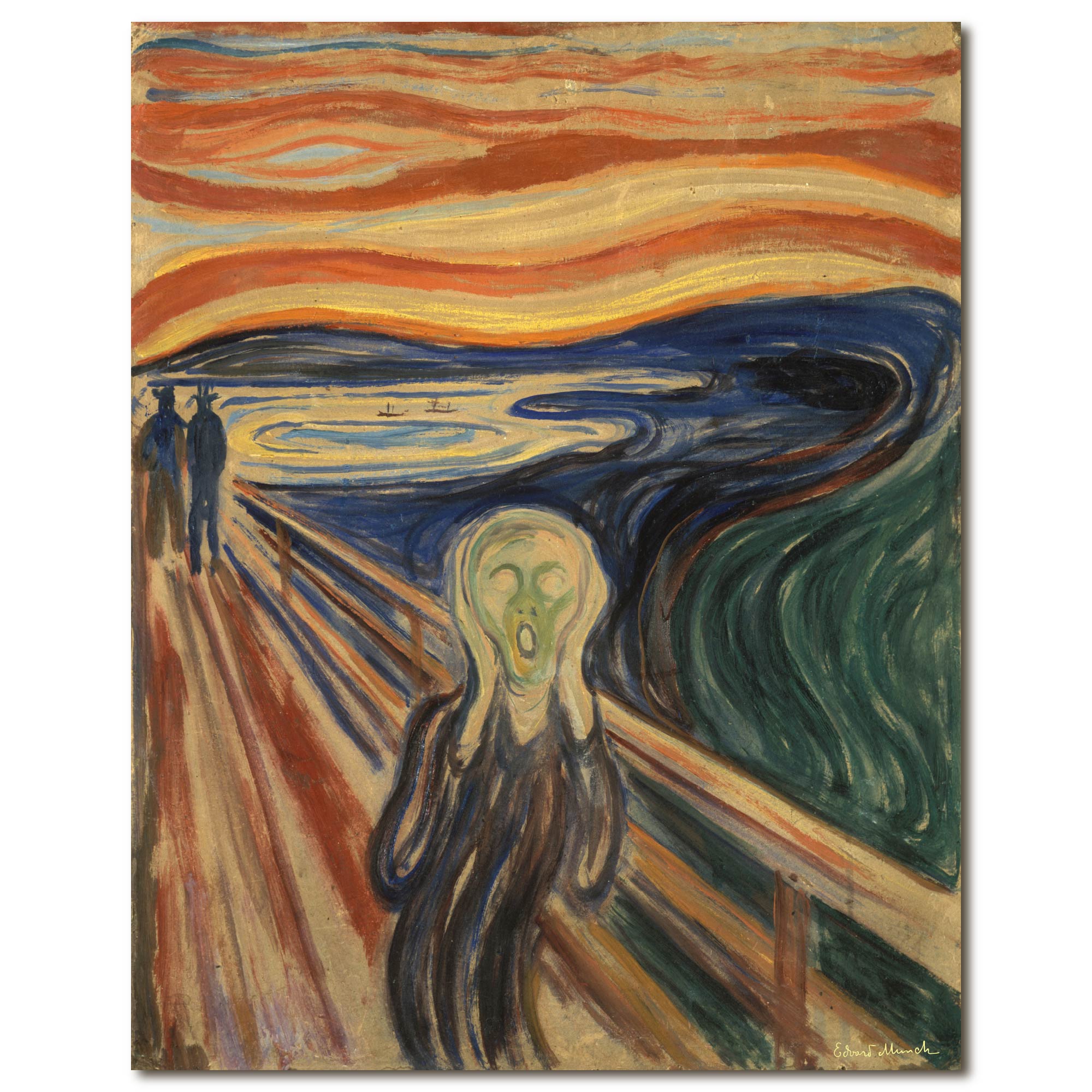 Masters Collection - Edvard Munch - The Scream - Gallery-Wrapped Canvas Wall Art