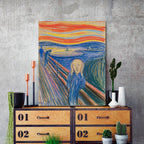 Masters Collection - Edvard Munch - The Scream II - Gallery-Wrapped Canvas Wall Art