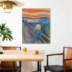 Masters Collection - Edvard Munch - The Scream II - Gallery-Wrapped Canvas Wall Art