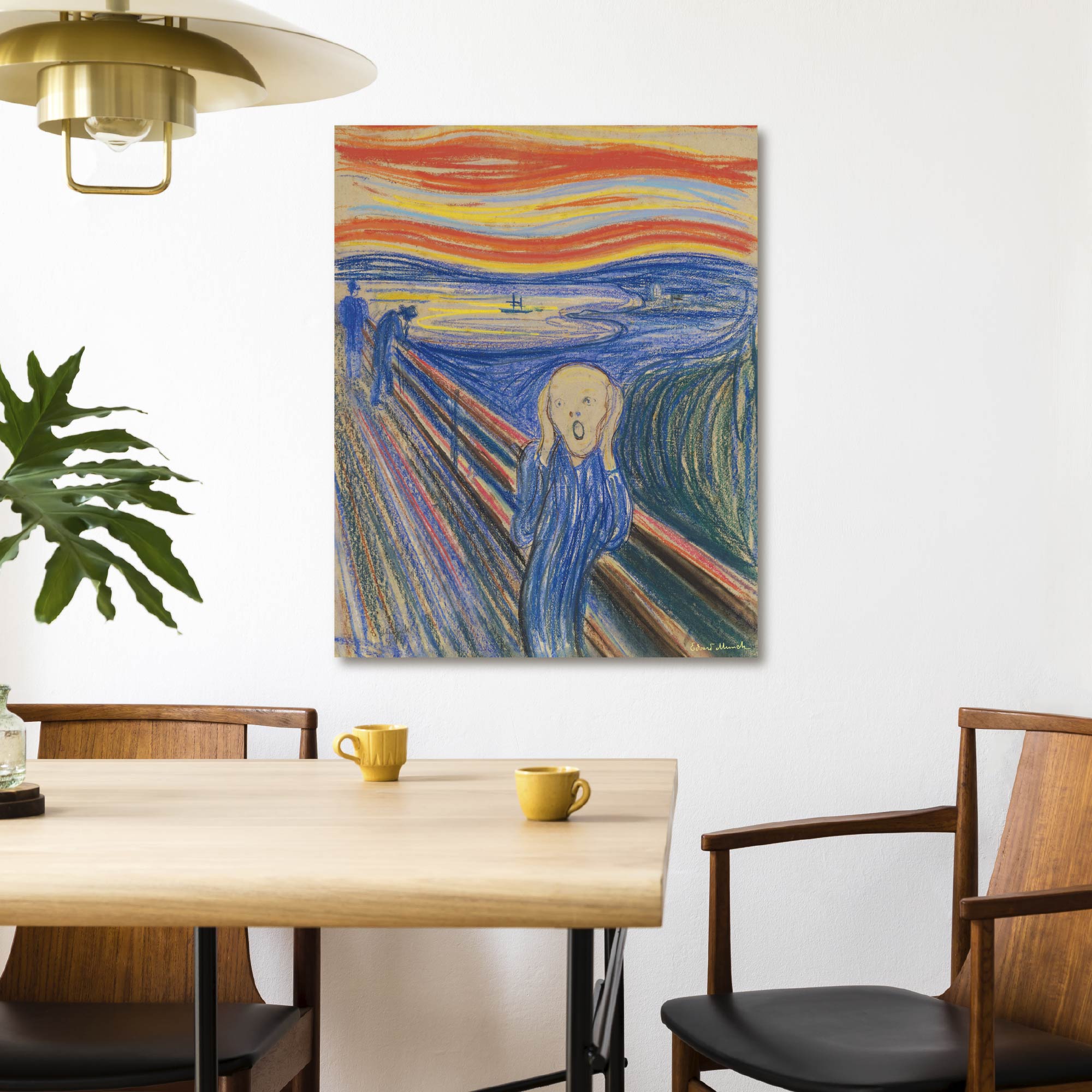 Masters Collection - Edvard Munch - The Scream II - Gallery-Wrapped Canvas Wall Art