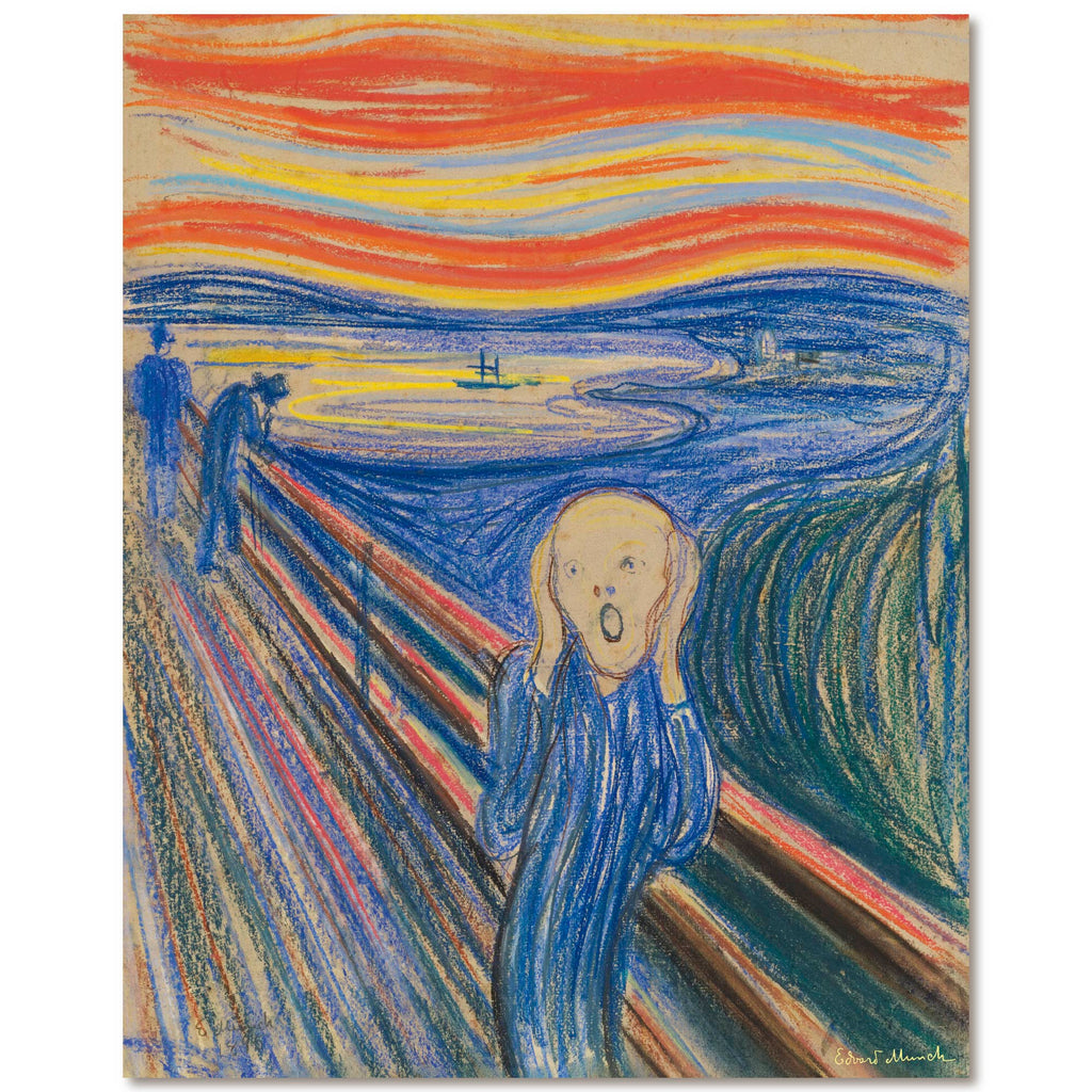 Masters Collection - Edvard Munch - The Scream II - Gallery-Wrapped Canvas Wall Art