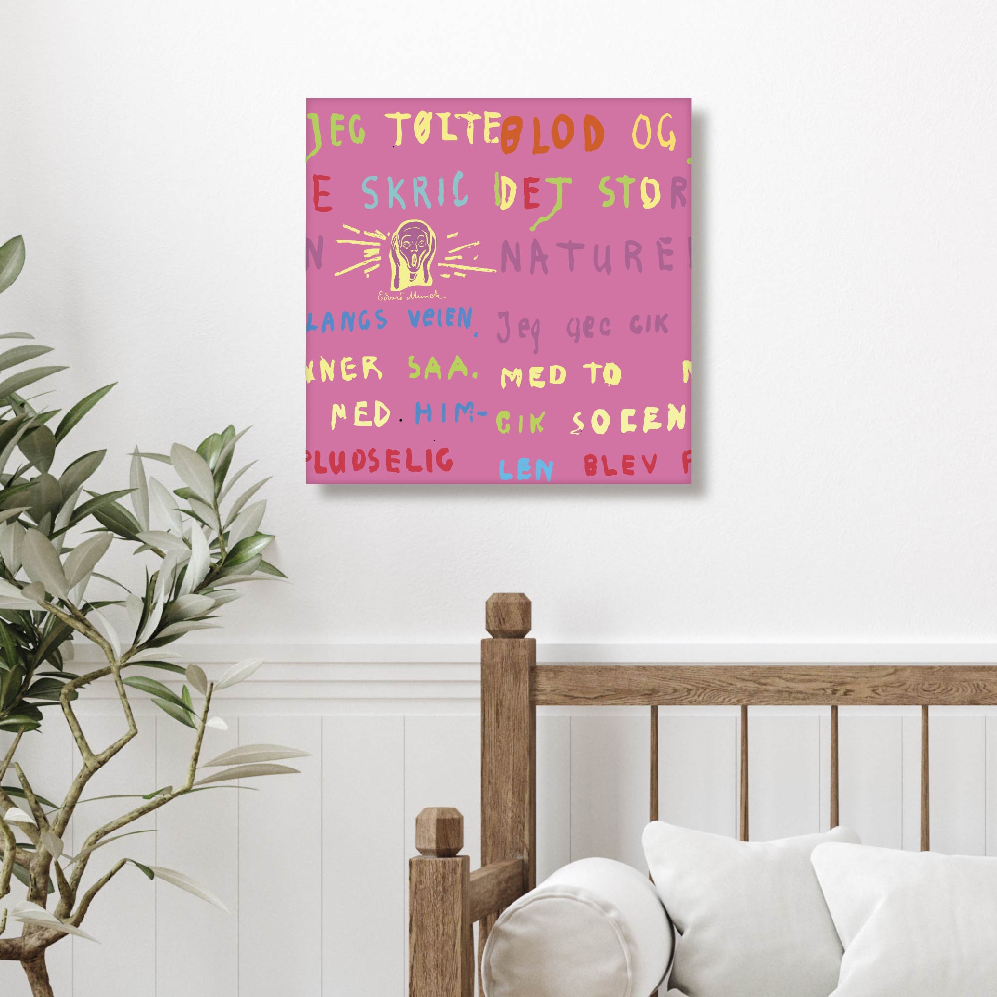 Masters Collection - Edvard Munch - Narritive of The Scream II - Gallery-Wrapped Canvas Wall Art