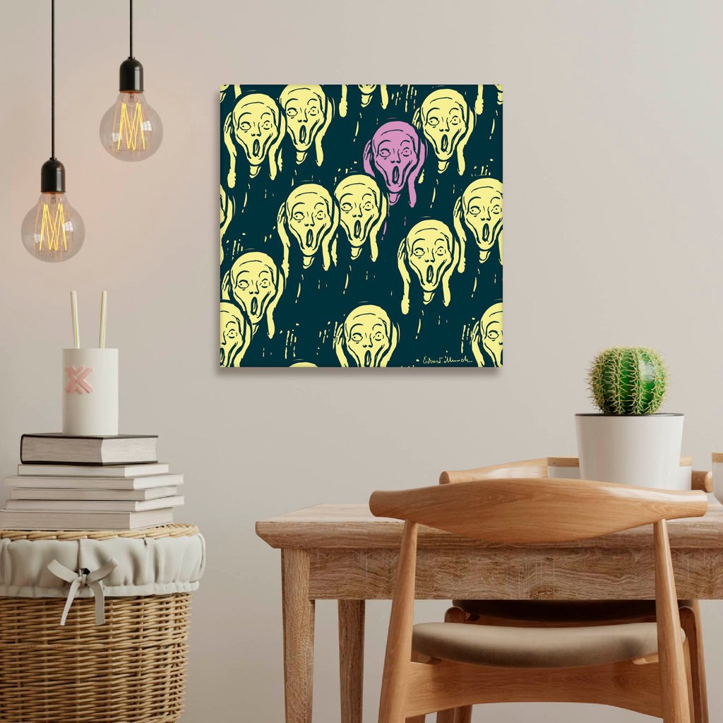Masters Collection - Edvard Munch - Many Screams - Gallery-Wrapped Canvas Wall Art