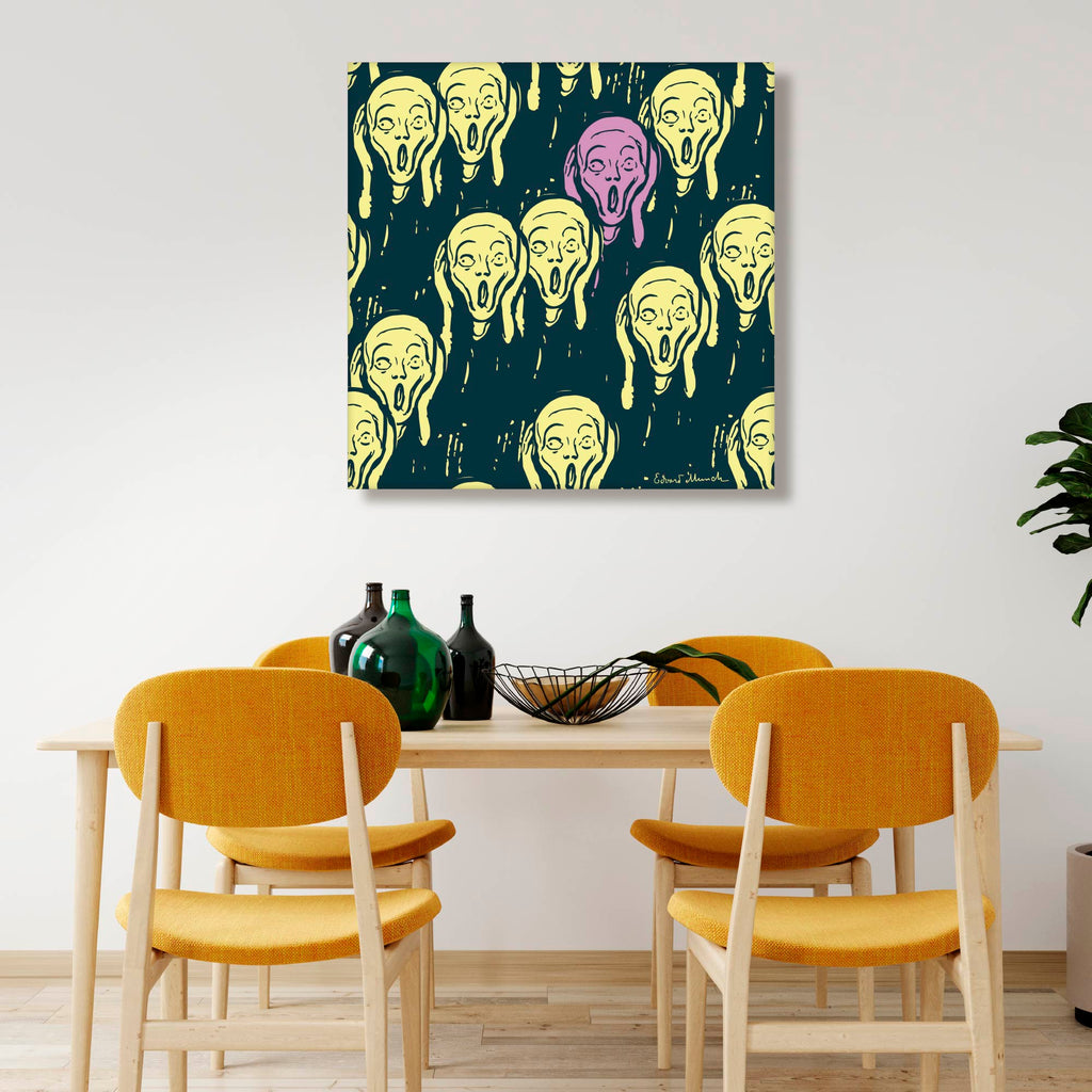 Masters Collection - Edvard Munch - Many Screams - Gallery-Wrapped Canvas Wall Art