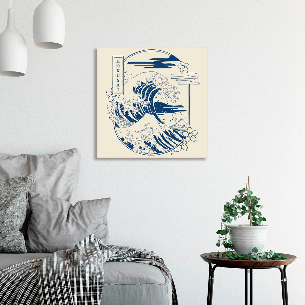 Masters Collection - Hokusai - The Great Wave Icon - Gallery-Wrapped Canvas Wall Art