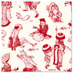Masters Collection - Hokusai - Townspeople Pattern - Gallery-Wrapped Canvas Wall Art