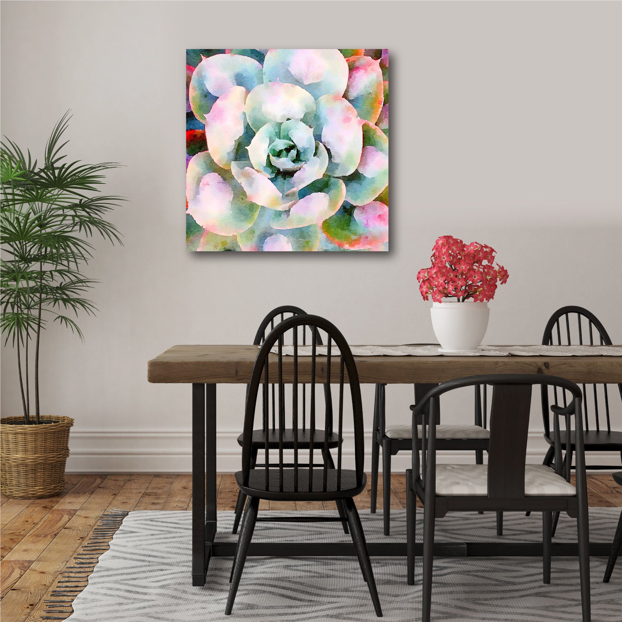 Succulente V - Gallery-Wrapped Canvas Wall Art