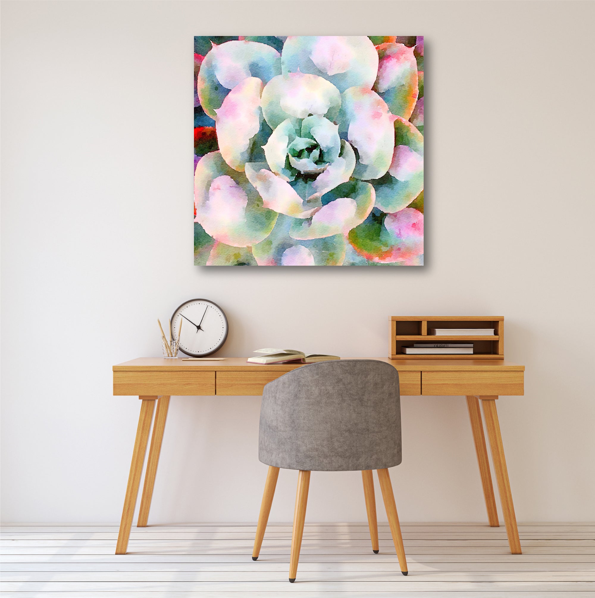 Succulente V - Gallery-Wrapped Canvas Wall Art