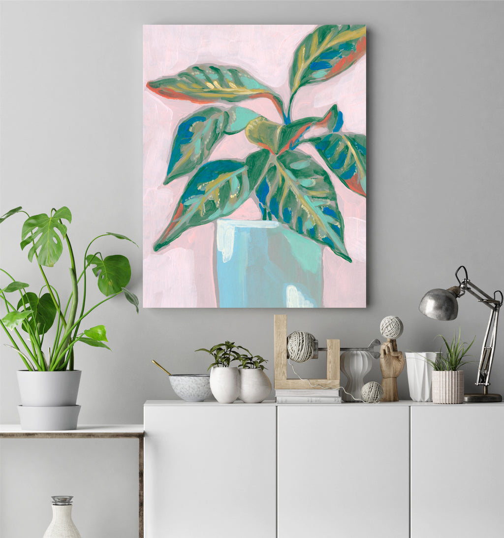Quirky Plant II - Gallery-Wrapped Canvas Wall Art