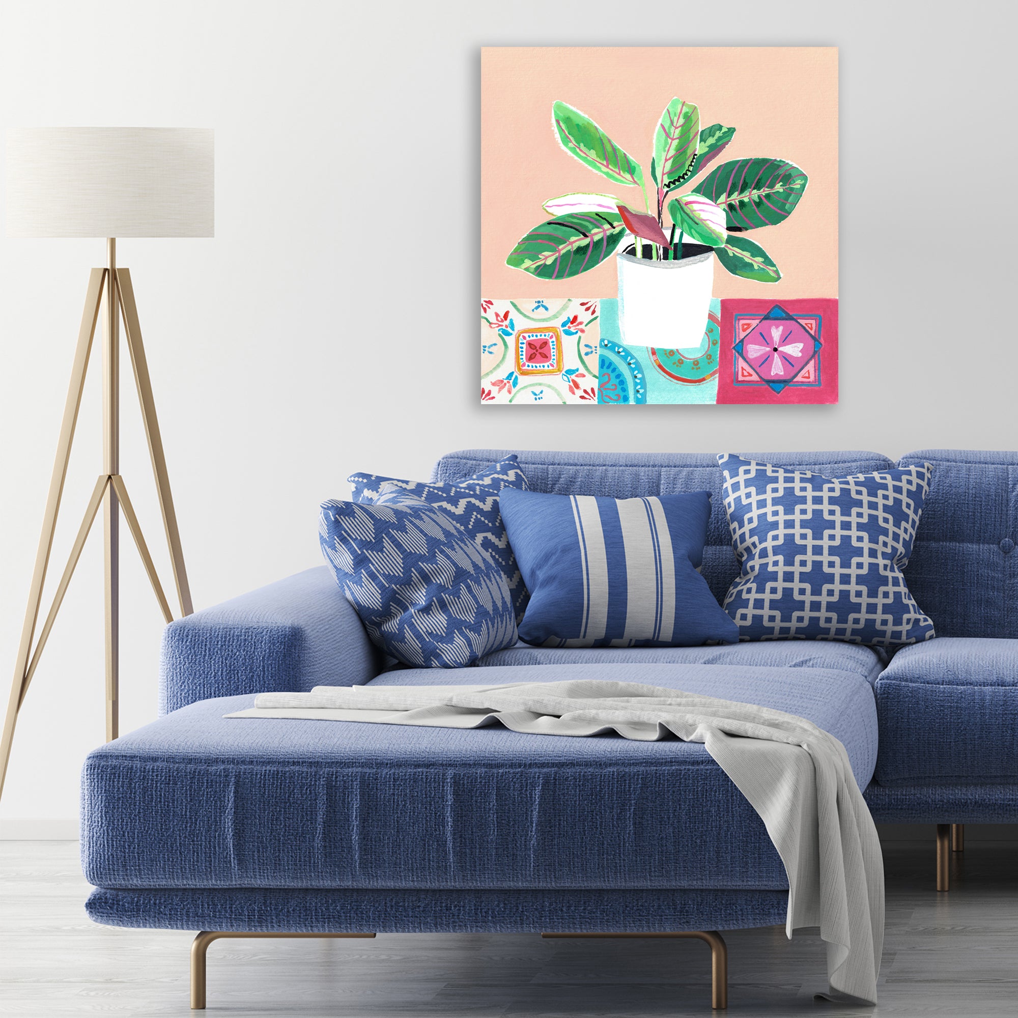 Growing Happy II - Gallery-Wrapped Canvas Wall Art