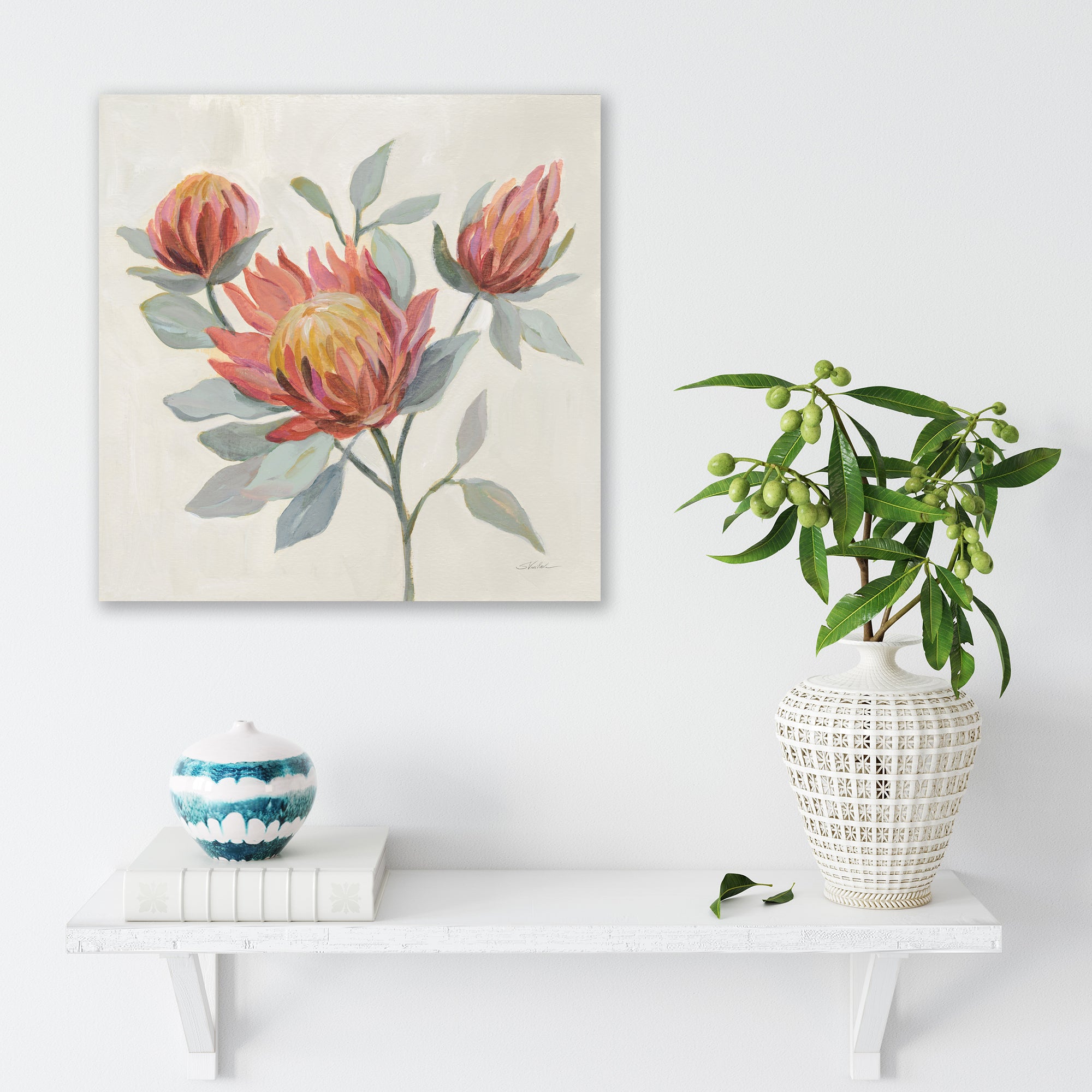 Field Bloom II - Gallery-Wrapped Canvas Wall Art